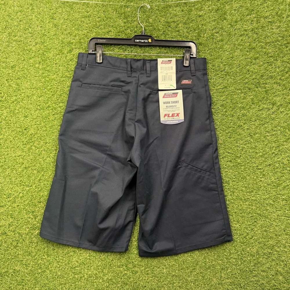 Dickies Relaxed Fit Essential Work Shorts Mens 32 Blue Workwear Mechanic NWT